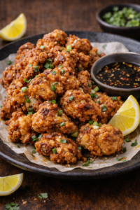 Japanese Karaage with Lemon Soy Dip