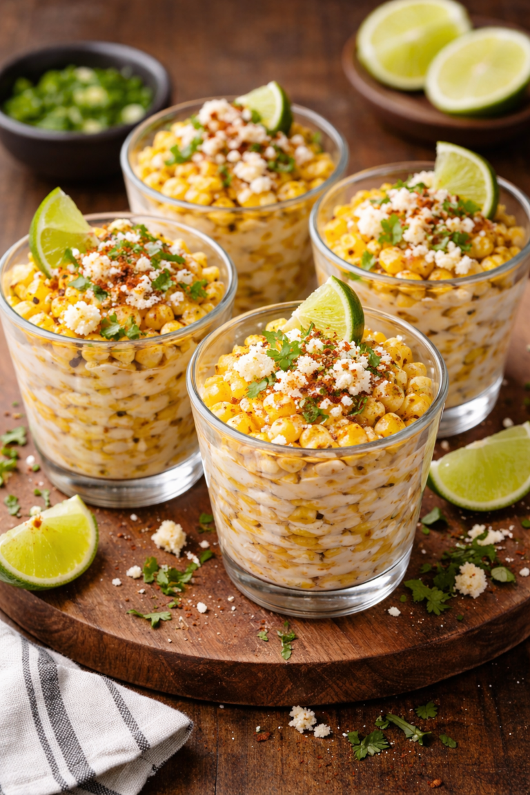 Mexican Elote-Style Street Corn Cups