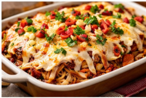 Party-Size Chicken Enchilada Bake